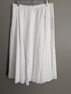 Lauren Ralph Lauren Pleated Cotton Skirt NWT Size 12